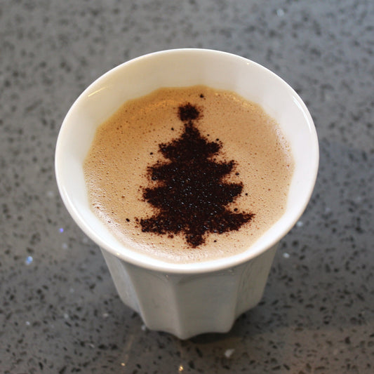 Christmas coffee/ hot coffee stencils