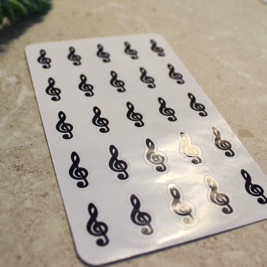 Clef stickers